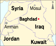 Baghdad map