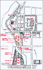 当初構想された「平和記念公園」の全体図