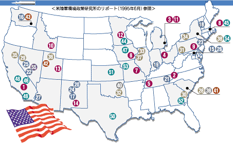 米国軍環境政策研究所のリポート(1995年6月)参照