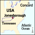 Jonesborough map