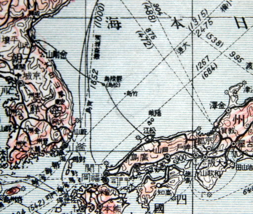 希少】古地図 島根県地図 明治25年3月発行 1242（古い「地図」で